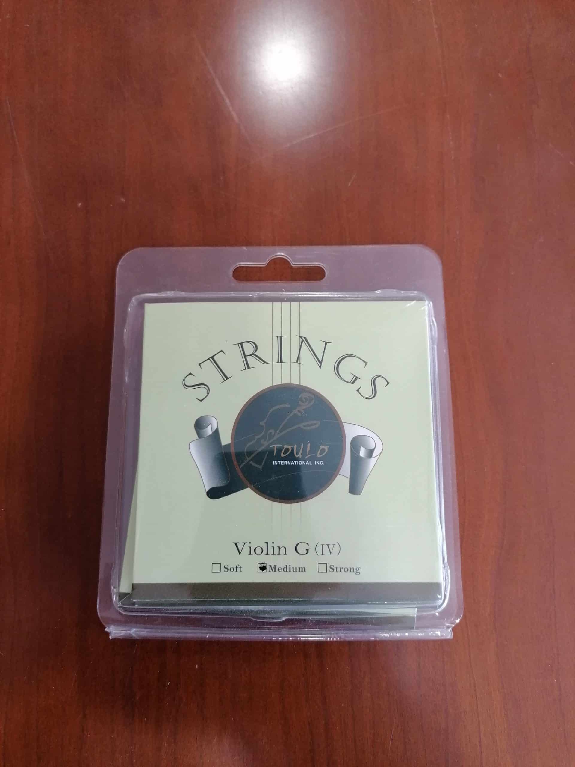 Cuerdas violín 4/4 Toulo Strings - Luthiers Clar