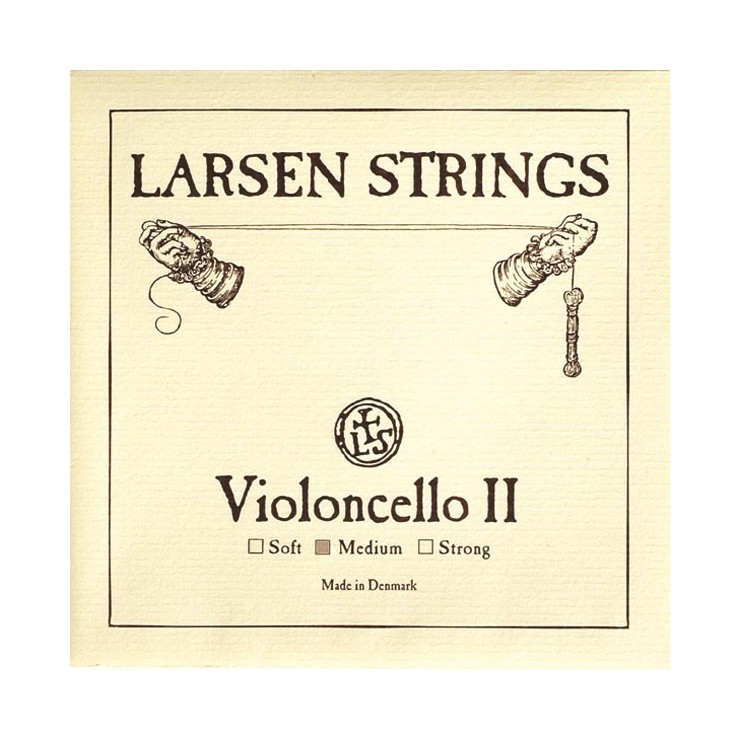 Cuerda cello Larsen 2 Re Medium