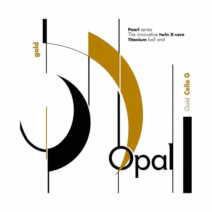 cuerda cello for tune opal gold 4 do wolframio 44 medium