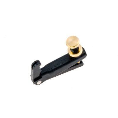 Afinador violín Wittner negro tornillo dorado 4/4