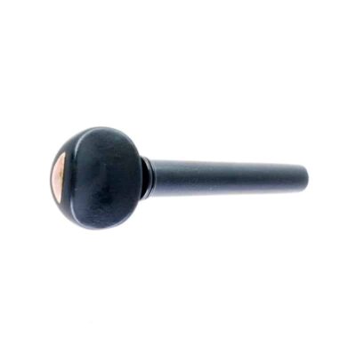 Clavija para violín de ébano cúpula dorada modelo suizo 4/4