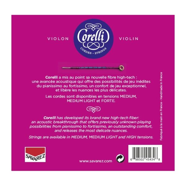 Cuerda violin Corelli Cantiga 904M 4 Sol Medium 1