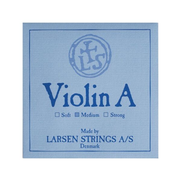 Cuerda violin Larsen 2 La aluminio sobre azul Medium