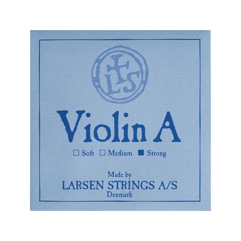 Cuerda violin Larsen 2 La aluminio sobre azul Strong