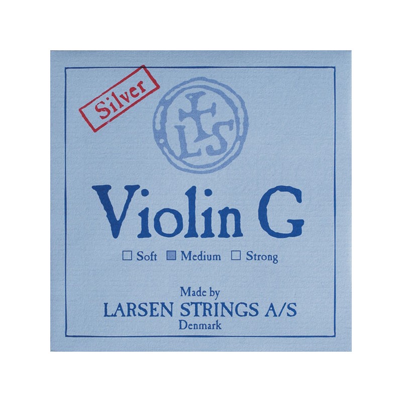 Cuerda violin Larsen 4 Sol plata Medium