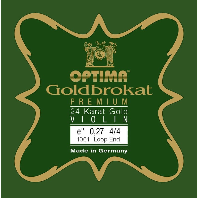 Cuerda violin Optima Goldbrokat Premium 24K Gold 1061 1 Mi lazo 027 Strong