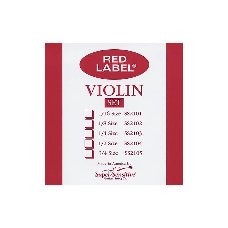 Cuerda-violin-Super-Sensitive-Red-Label-2-La-Medium-12 Cuerda violin Super Sensitive Red Label 2 La Medium 12