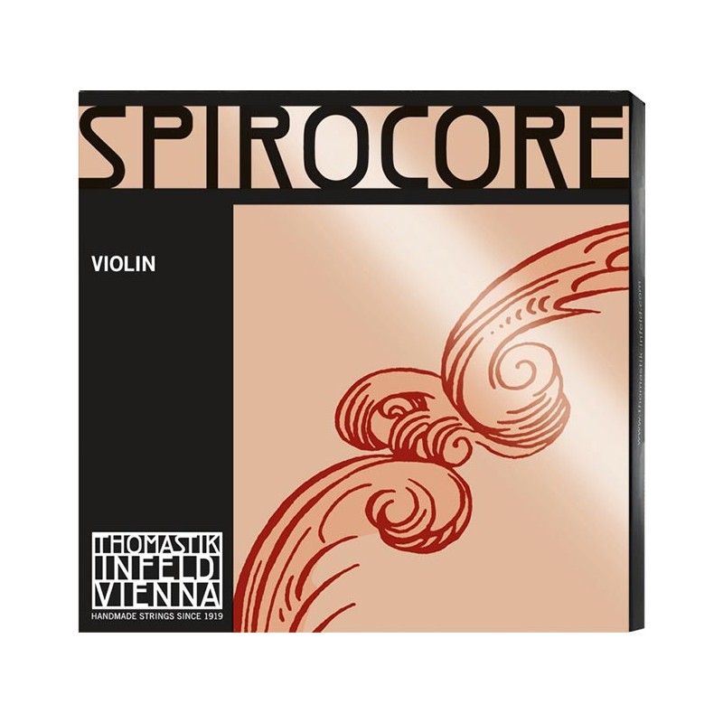 Cuerda violin Thomastik Spirocore S 12 3 Re cromo Medium