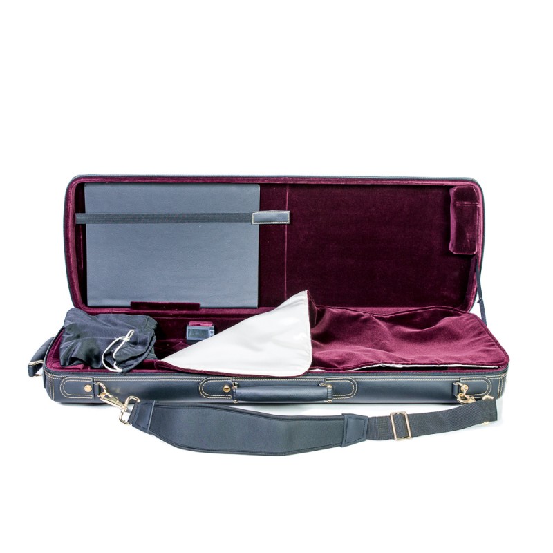 Estuche violin For Tune CC rectangular burdeos 5
