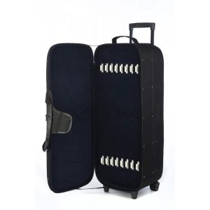 Trolley para 4 violines y 8 arcos Rapsody Quattro rectangular negro 9