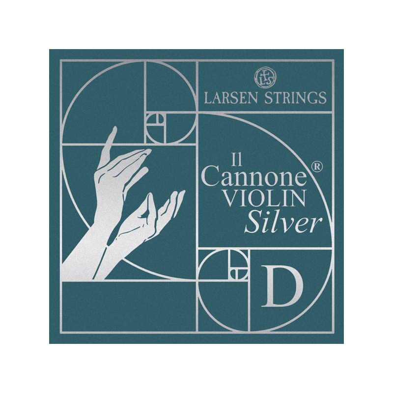 Corda violi Larsen Il Cannone Silver 3 Re plata 44 Medium