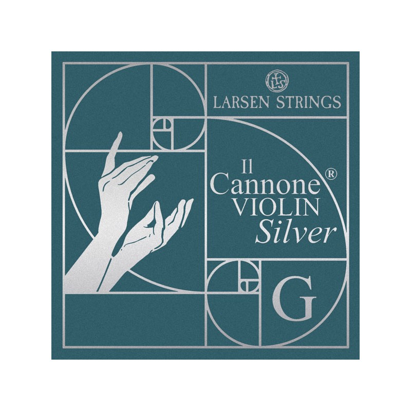 Corda violi Larsen Il Cannone Silver 4 Sol plata 44 Medium