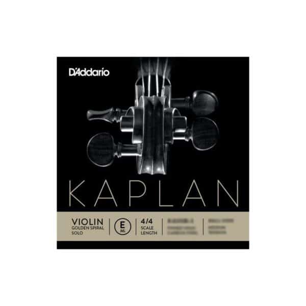 Cuerda violín D'Addario Kaplan Golden Spiral K420L-3 1ª Mi lazo Medium 4/4