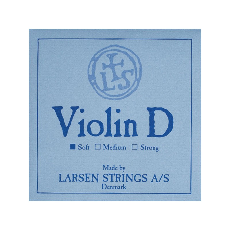 Cuerda violin Larsen 3 Re plata Soft