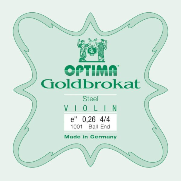 Cuerda violín Optima Goldbrokat 1001 1ª Mi Bola 0.26 Medium 4/4