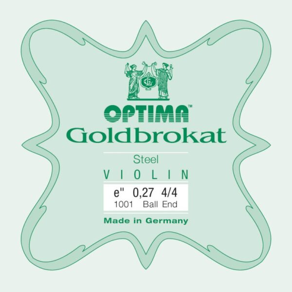 Cuerda violín Optima Goldbrokat 1001 1ª Mi Bola 0.27 Hard 4/4