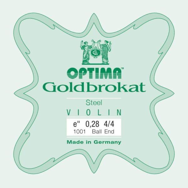 Cuerda violín Optima Goldbrokat 1001 1ª Mi Bola 0.28 Extra-hard 4/4