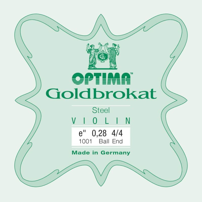 Cuerda violin Optima Goldbrokat 1001 1 Mi Bola 028 Extra hard