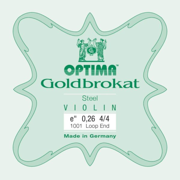 Cuerda violín Optima Goldbrokat 1001 1ª Mi lazo 0.26 Medium 4/4