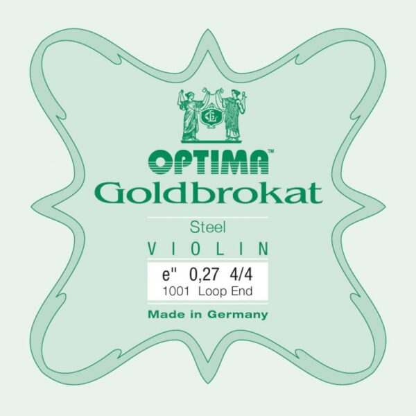 Cuerda violín Optima Goldbrokat 1001 1ª Mi lazo 0.27 Hard 4/4
