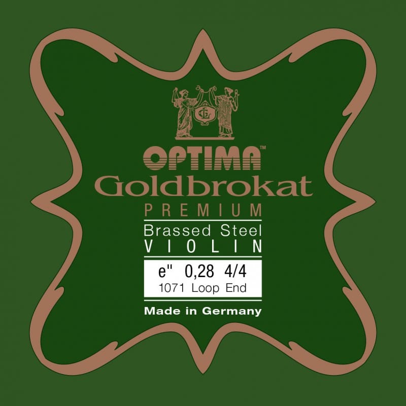 Cuerda violin Optima Goldbrokat Premium Brassed 1071 1 Mi lazo 028 Strong