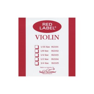 Cuerda violin Super Sensitive Red Label 2 La Medium