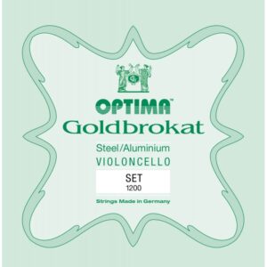 Set de cuerdas cello Optima Goldbrokat 1200 Medium