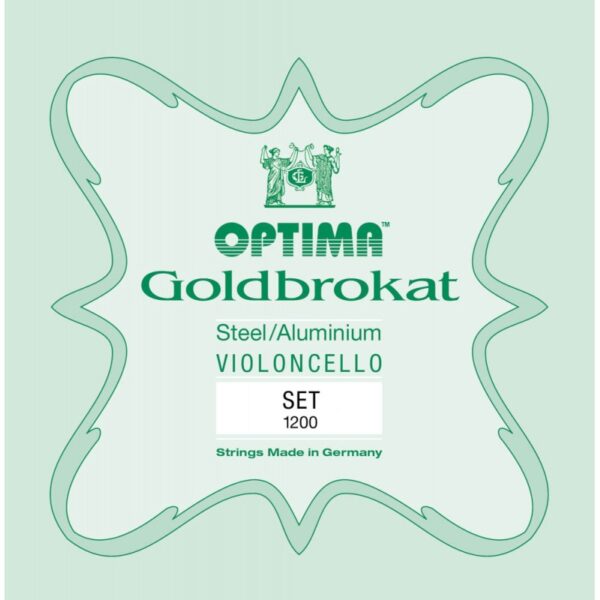Set de cuerdas cello Optima Goldbrokat 1200 Medium