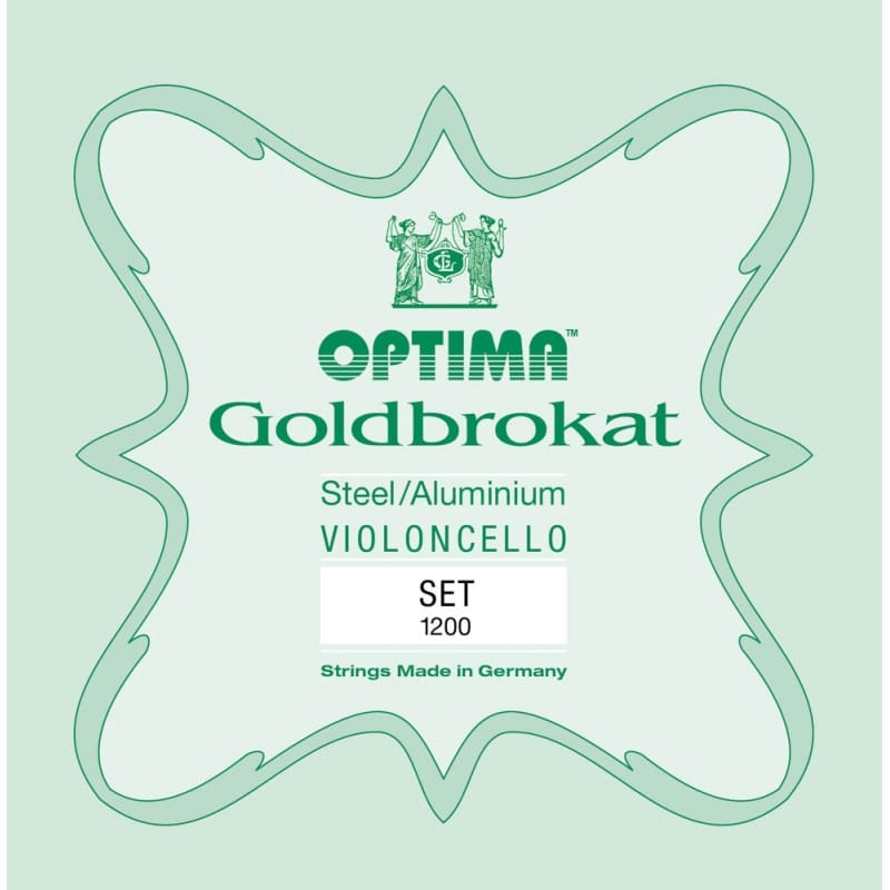 Set de cuerdas cello Optima Goldbrokat 1200 Medium