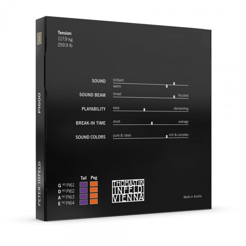 juego de cuerdas de contrabajo thomastik peter infeld orchestra medium 1